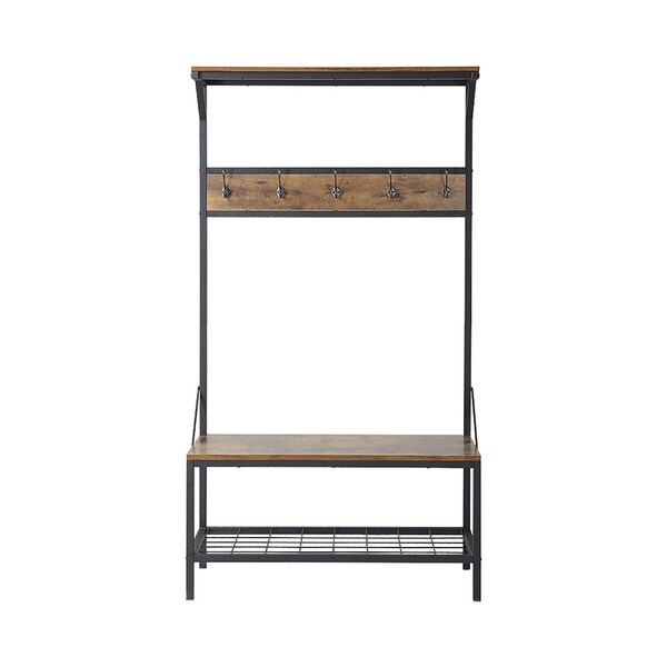 Bench Alarming Hall Coat Rack And Astounding Tree Wood Coat Rack Hall Tree