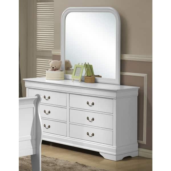 Shop Lyke Home Louis Phillip White Dresser Free Shipping Today
