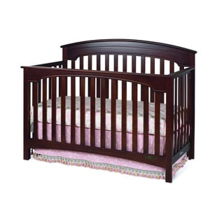 Child Craft Stanford 4-in-1 Cherry Rounded Top Convertible Crib