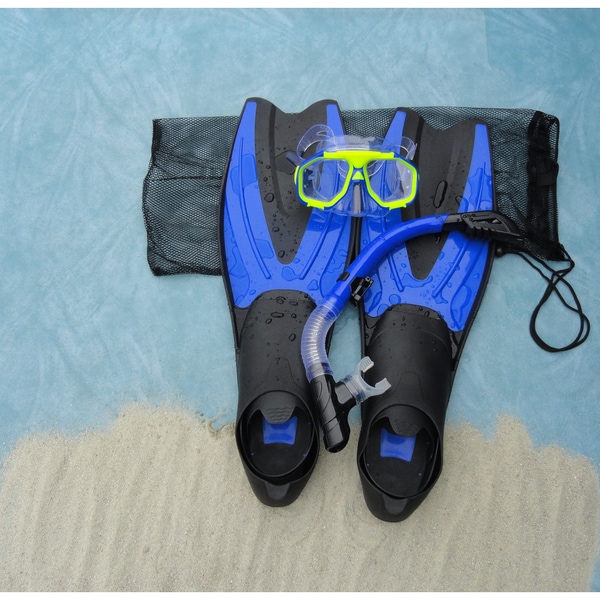 Sea Scapes Fins, Mask and Snorkel Set