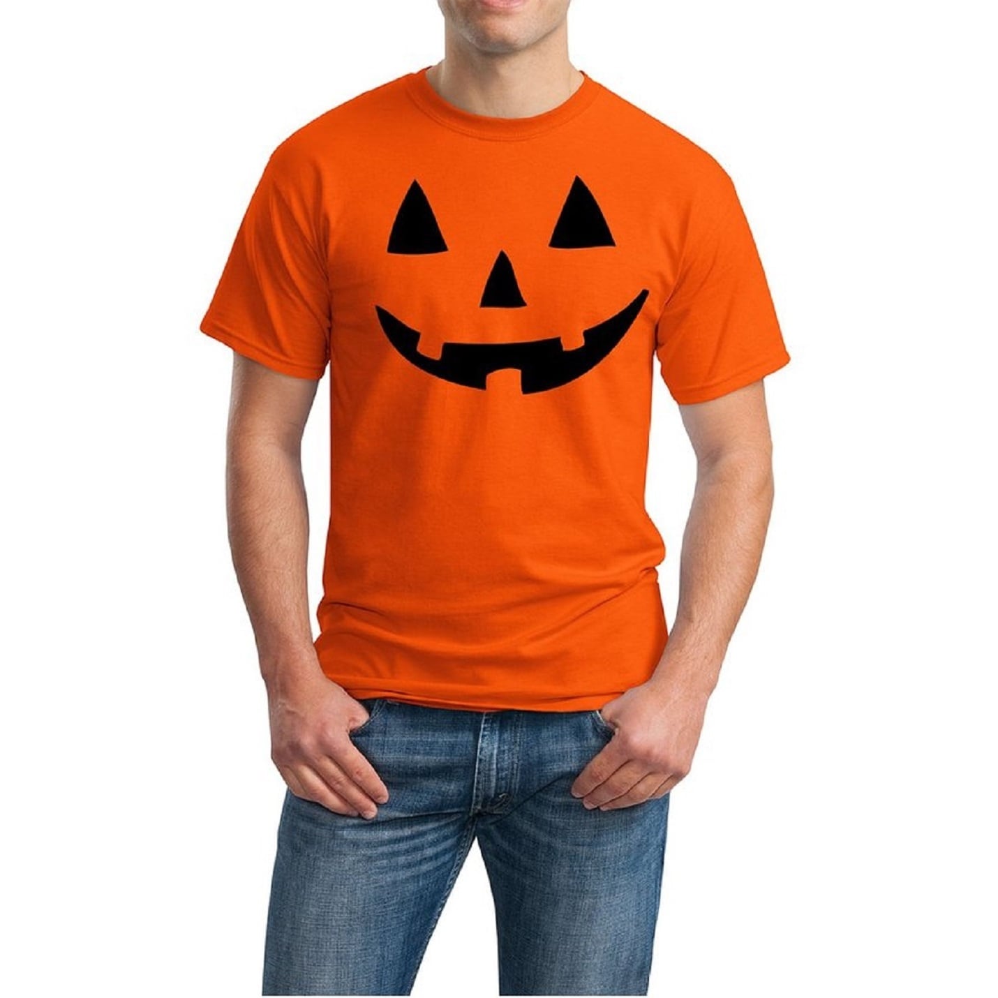 Shop Men's Cotton Jack O Lantern Halloween Costume T Shirt - On Sale ...