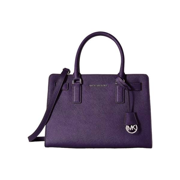 purple satchel bag