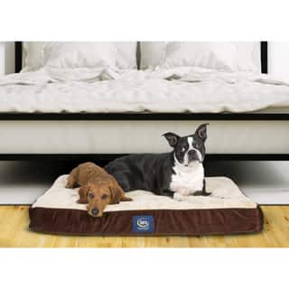 Shop Serta Orthopedic Quilted Pillowtop Pet Bed Free Shipping