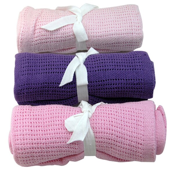 pink cellular blanket