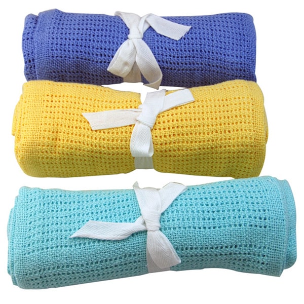 Yellow cellular best sale baby blanket