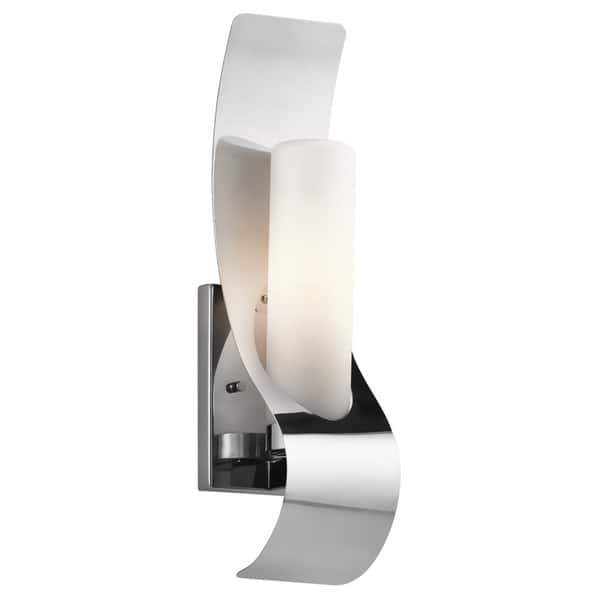 Kichler Lighting Zolder Collection 1light Polished Stainless Steel