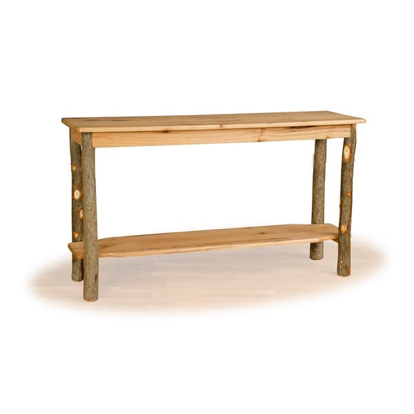 Rustic Hickory Oak Sofa Table Amish Made Usa Brown Free Rustic Hickory Oak Sofa Table Amish Made Usa Brown