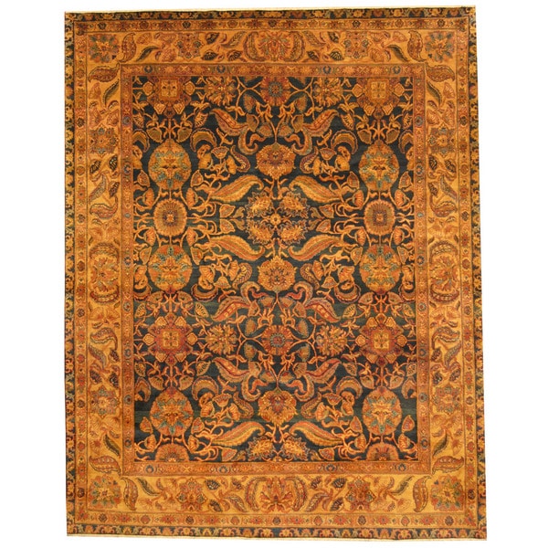 Shop Handmade Herat Oriental Indo Isfahan Wool Rug 8' x 9'10 (India