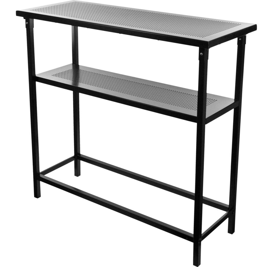 Deluxe Metal Portable Bar Table with Carrying Case - 39" x 15" x 36"