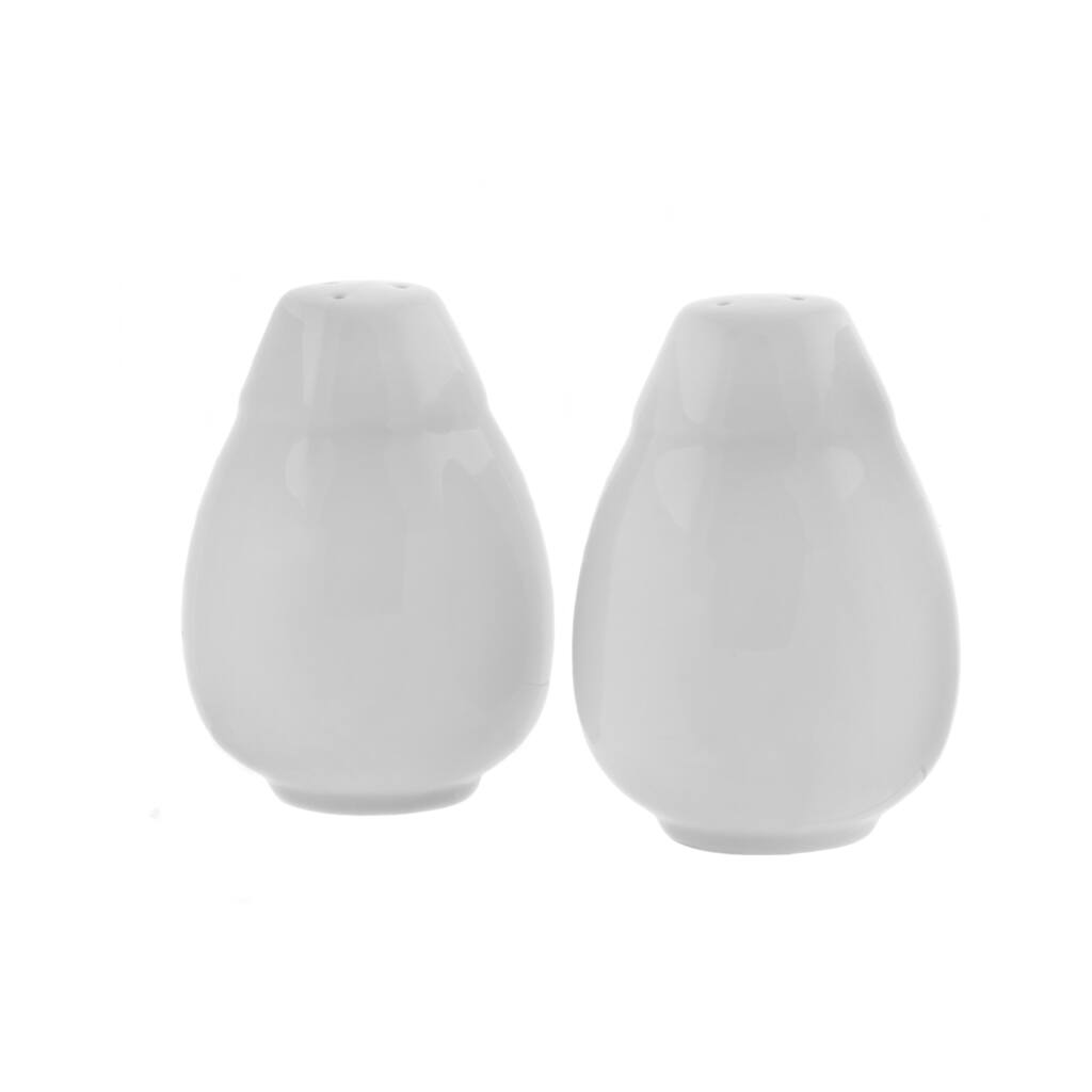 10 Strawberry Street Royal White Salt & Pepper Set