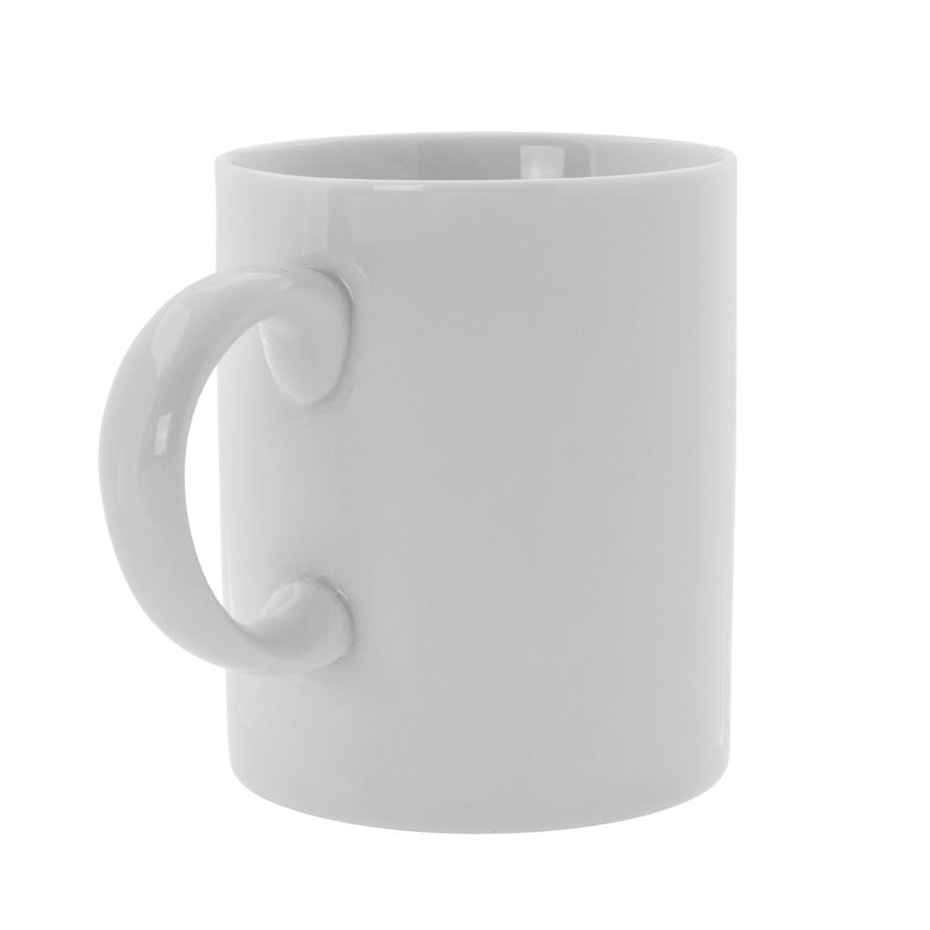 10 Strawberry Street Royal White C-Handle Mug Set of 6