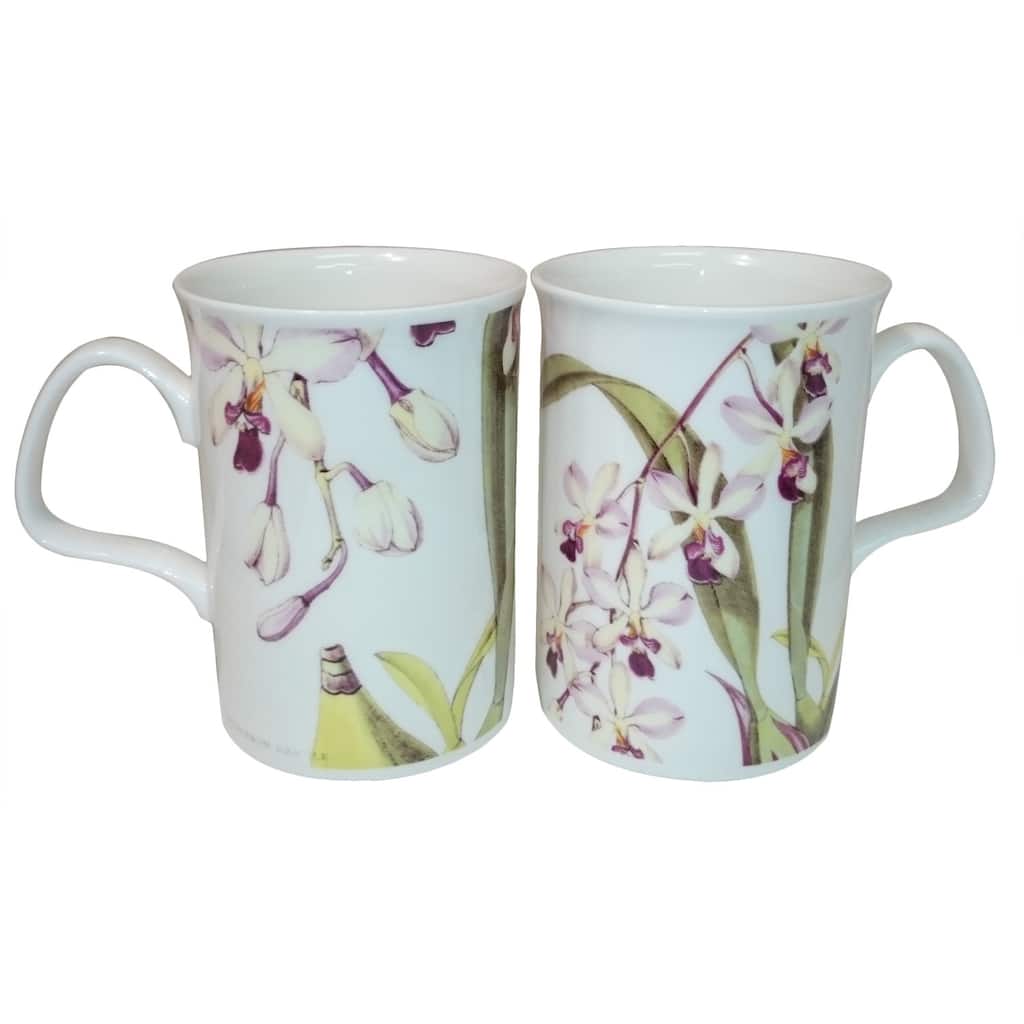 Roy Kirkham Lancaster Mug - Orchids RBG (Set of 6)