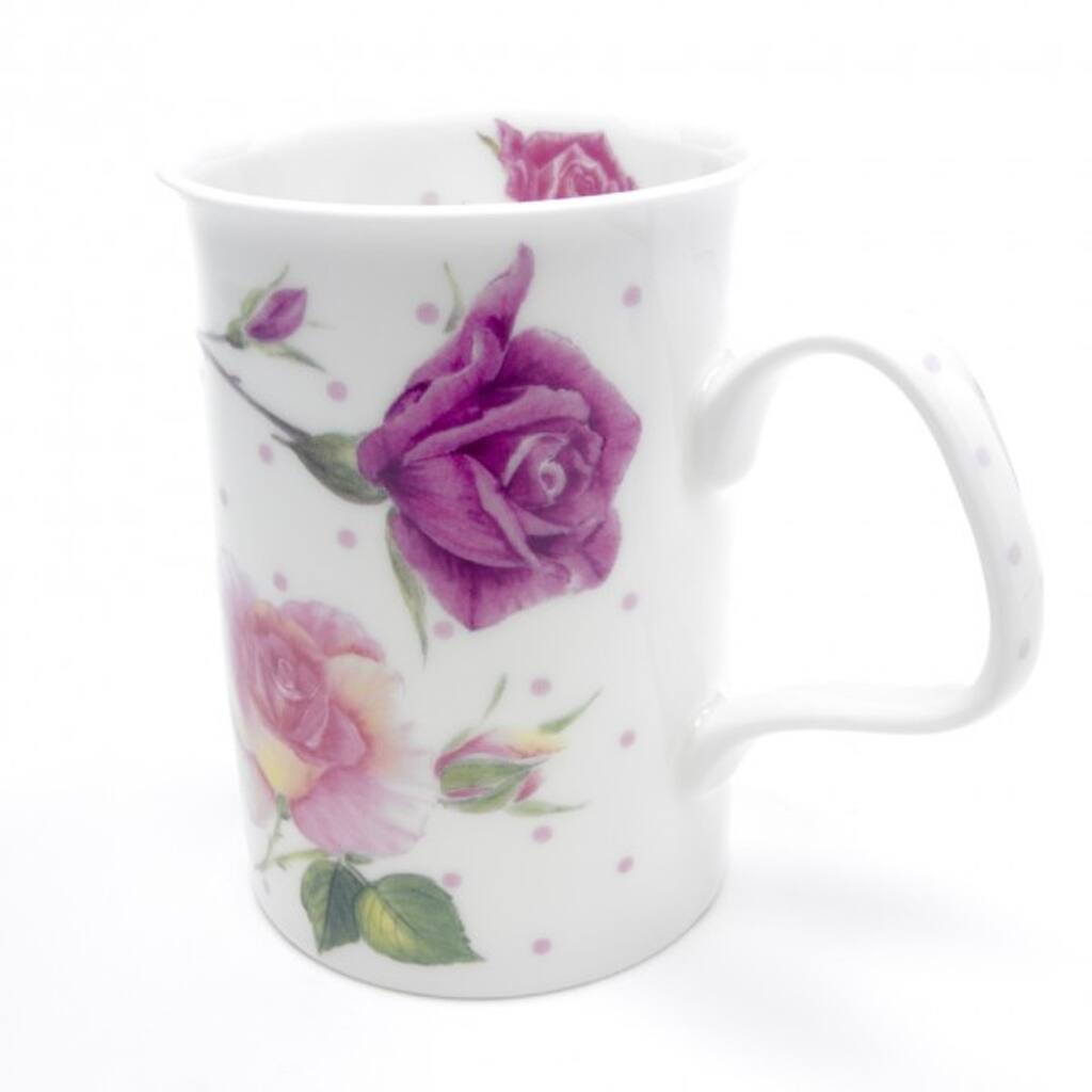 Roy Kirkham Lancaster Mug - Rose Du Temps (Set of 6)