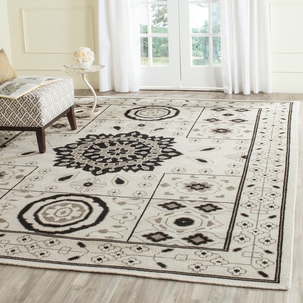 Shop Safavieh HandKnotted Kenya Ivory/ Grey Wool Rug 9' X 12' Free