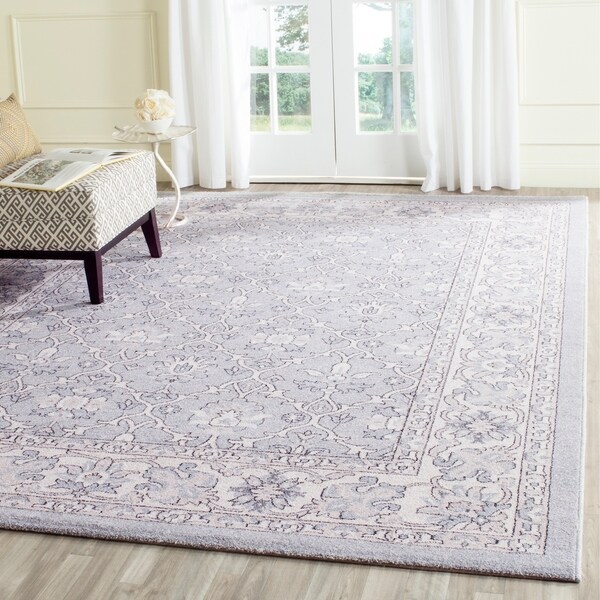 Safavieh Carmel Vintage Light Blue/ Ivory Distressed Rug - 8' x 10'