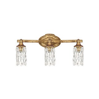 Blakely 3-light Antique Gold Bath/Vanity Light