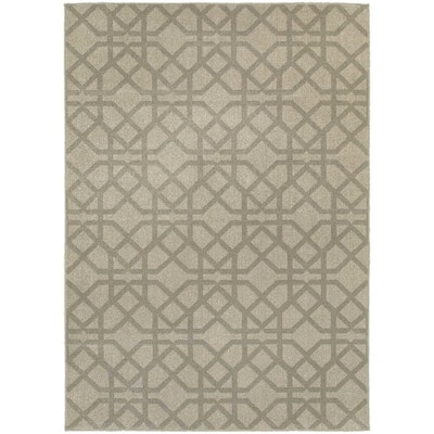 Style Haven Global Influence Geometric Lattice Area Rug