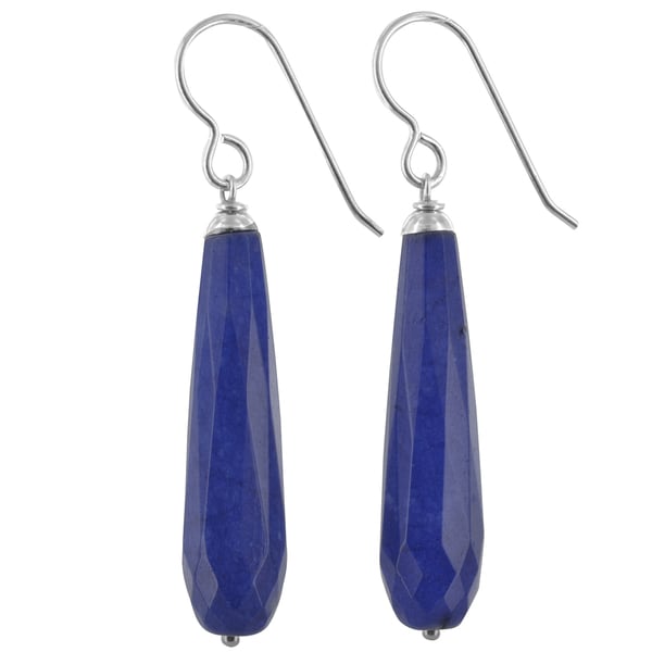 navy blue earrings