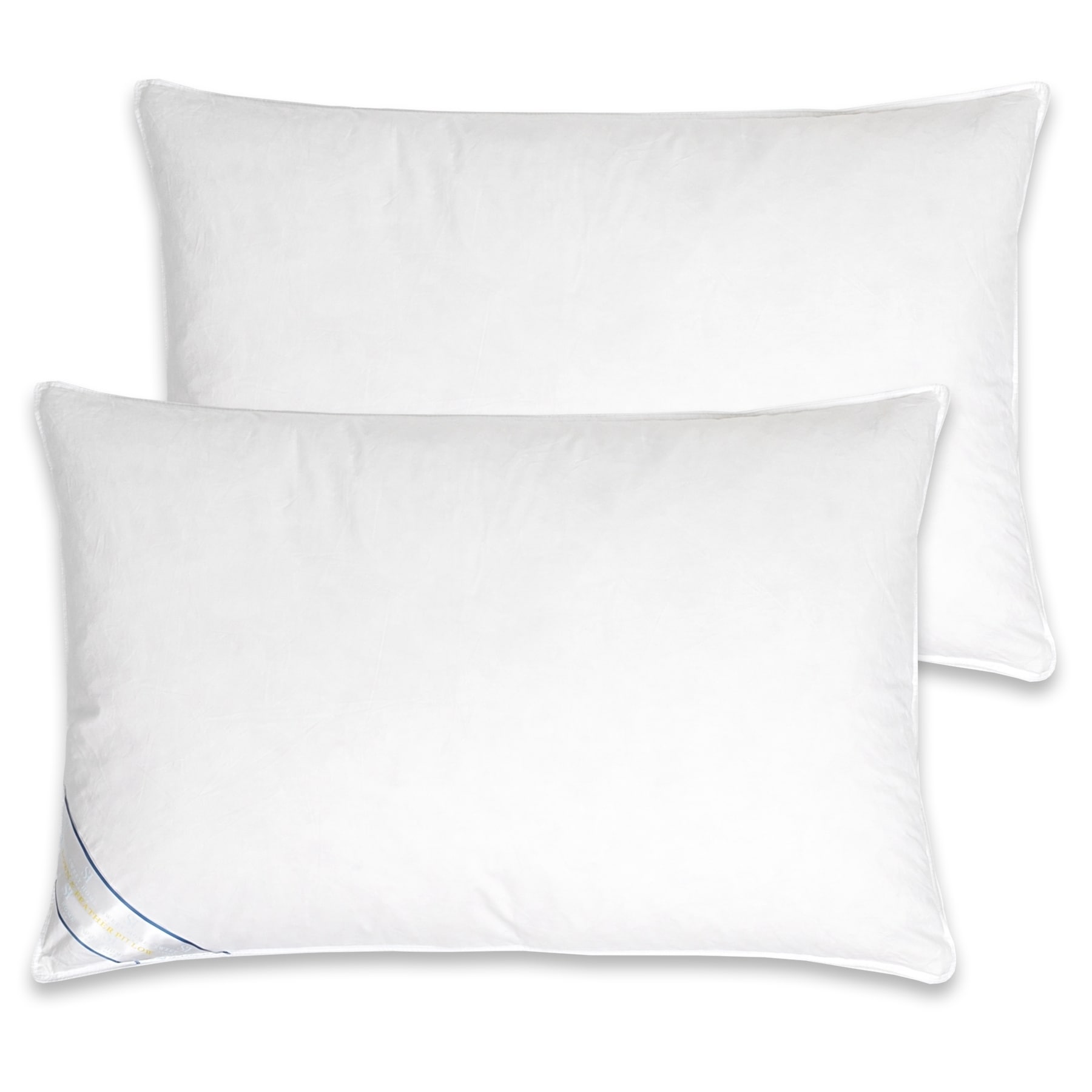 Sweet Home Collection Luxury Natural Feather Bed Pillows (Set of 2) - White  - On Sale - Bed Bath & Beyond - 10620041