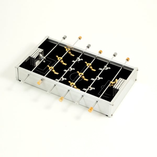 slide 1 of 1, Bey Berk 'The Beautiful Game' Desktop Foosball Set