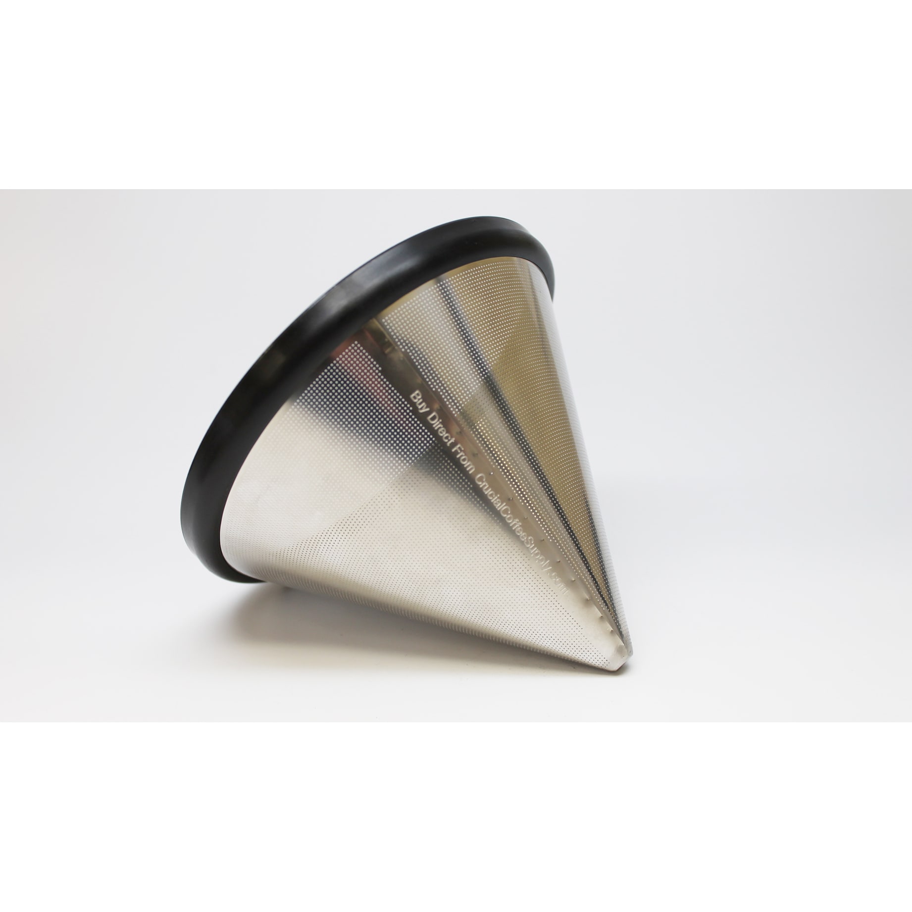 Think Crucial Washable & Reusable Stainless Steel Cone Coffee Filter Fits Chemex®-Brand 6, 8 & 10 Cup Makers - Overstock - 10620246