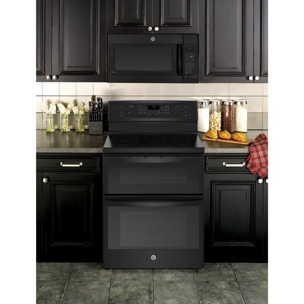 Ge Black On Black Profile 30 Inch Free Standing Electric
