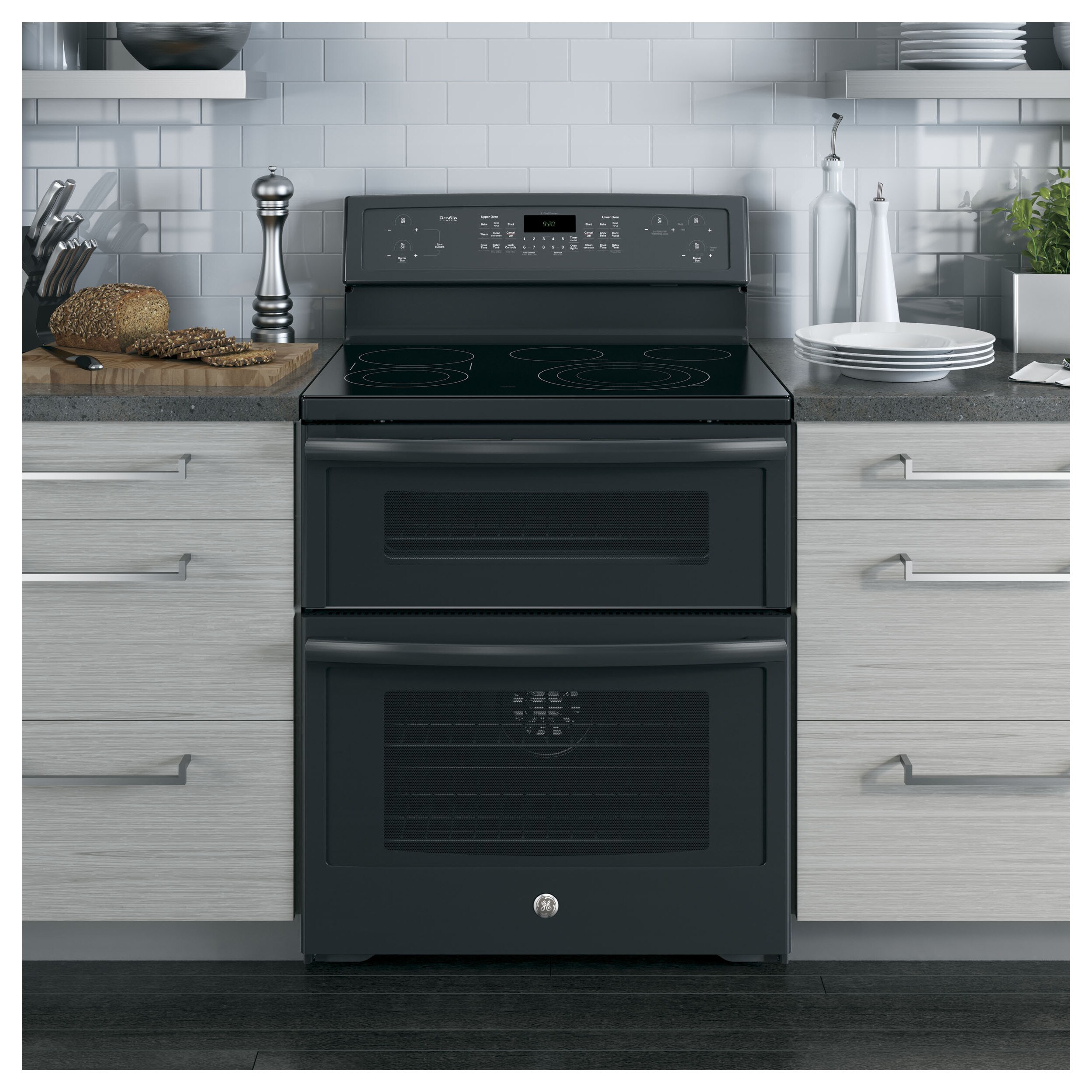 Ge Black On Black Profile 30 Inch Free Standing Electric