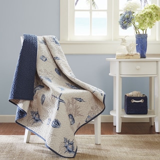 Madison Park Nantucket Oversized Quilted Throw