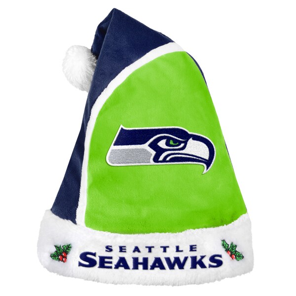 Forever Collectibles Seattle Seahawks 2015 NFL Polyester Santa Hat