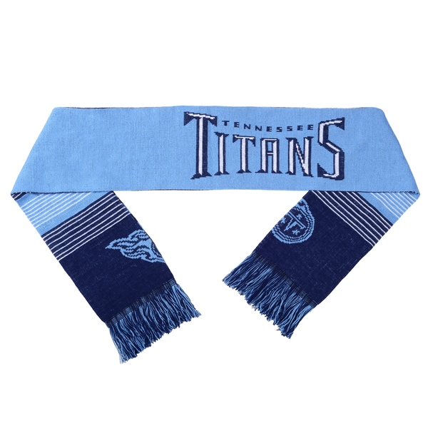 Forever Collectibles NFL Tennessee Titans Split Logo Reversible Scarf