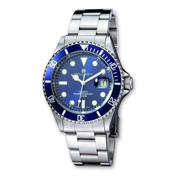 blue dive watch