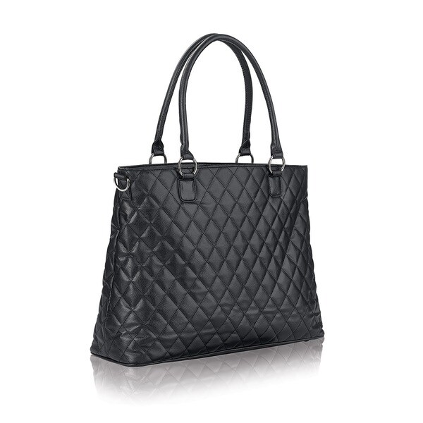 black laptop tote bag