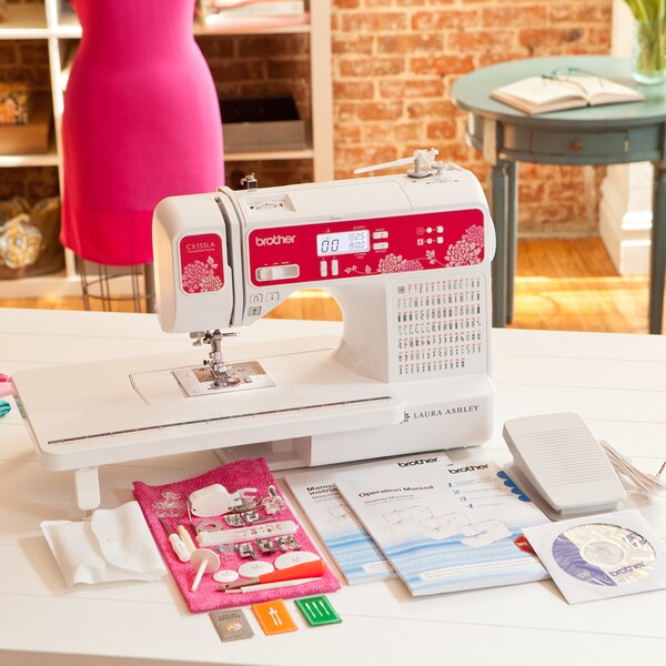 Brother CX155LA Laura Ashley Computerized Sewing Machine Factory