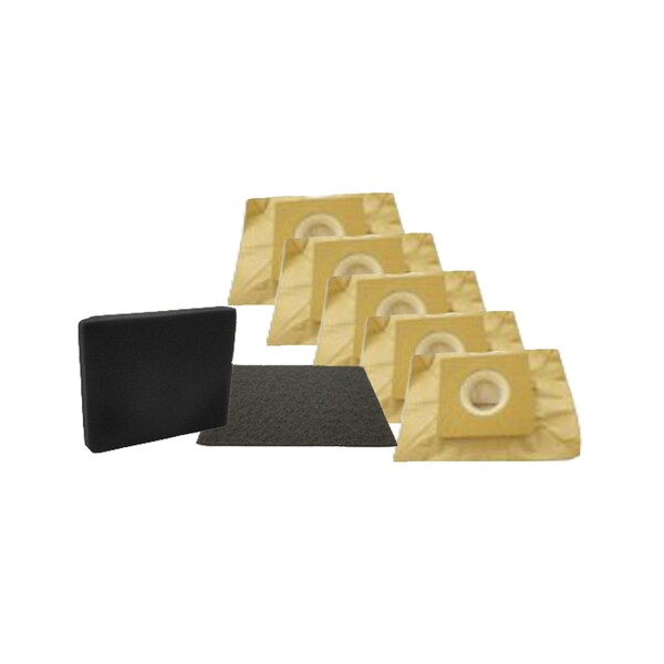 5 Bissell Zing Bags and 2 Filters