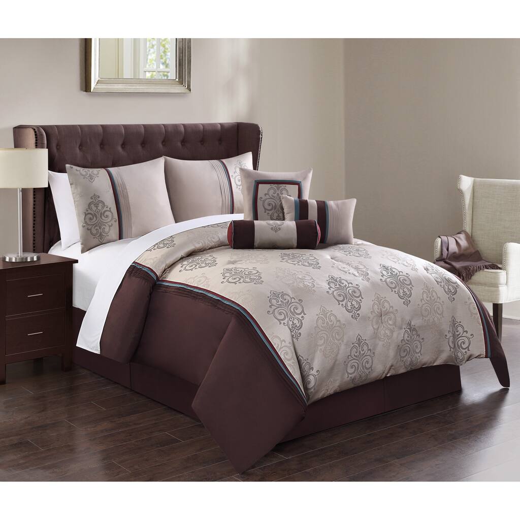 Harlow Jacquard 7-piece Comforter Set