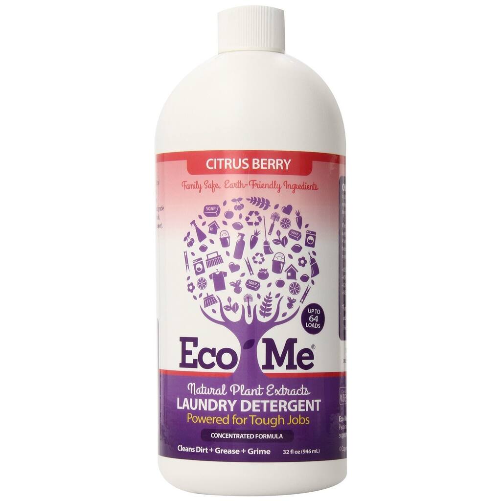 Eco-Me All Natural 32 ounce Laundry Detergent Pack of 6