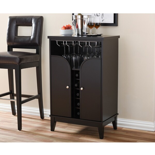 Easton Modern And Contemporary Dark Brown Wood Dry Bar Easton Modern And Contemporary Dark Brown Wood Dry Bar Wine Cabinet