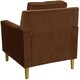 preview thumbnail 4 of 4, Skyline Furniture Regal Chocolate Arm Chair