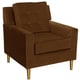 preview thumbnail 1 of 4, Skyline Furniture Regal Chocolate Arm Chair