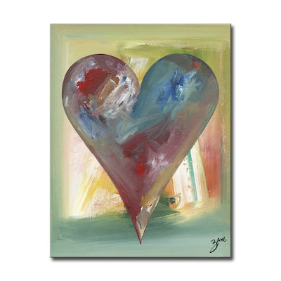 Arrow' Heartwork Wrapped Canvas Wall Art