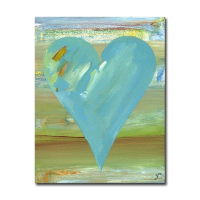 'Jason' Heartwork Wrapped Canvas Wall Art