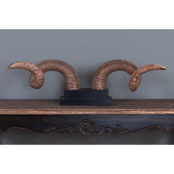 East At Main S Jeanerette Decorative Bull Horn Decor Overstock 10627303