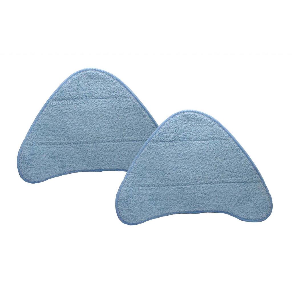 2pk Replacement Steam Mop Pads, Fits Hoover, Washable & Reusable, Compatible with Part WH01000 - Blue