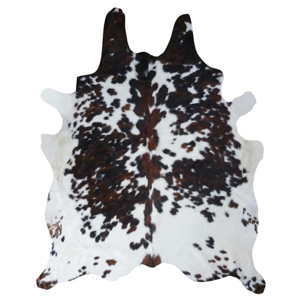 Real Cowhide Rug Salt&Pepper Tricolor