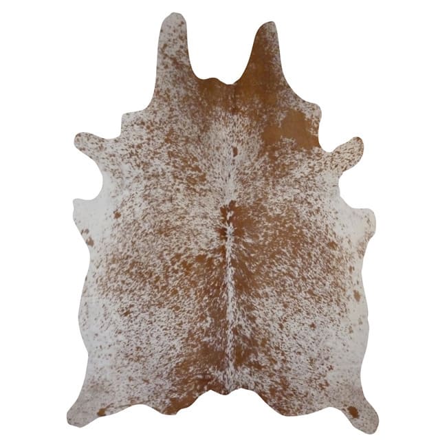 Salt and Pepper Brown Cowhide Rug (6' x 7') - 6' x 7'