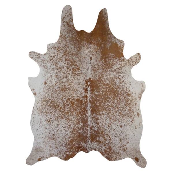 Salt and Pepper Brown Cowhide Rug (6' x 7') 6' x 7' On Sale