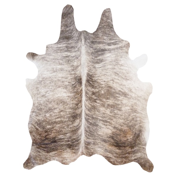 Shop Light Brindle Cowhide Rug 6 X 7 Ships To Canada