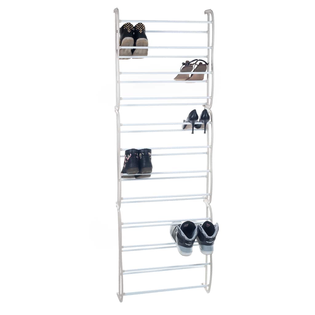 Windsor Home Over the Door Shoe Rack Organizer - Fits 36 Shoes