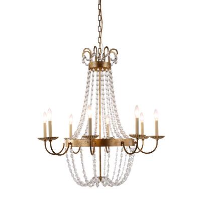Roma Collection 1433 Pendant Lamp with Golden Iron Finish
