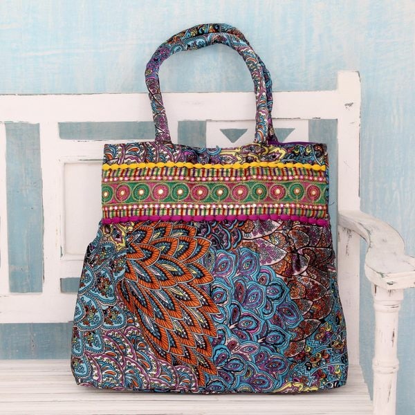 Shop Handmade Embellished 'Gujarat Festival' Shoulder Bag (India ...